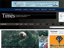 Tablet Screenshot of maconcountytimes.com
